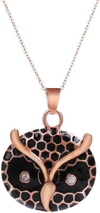 collana con gufo fendi|Amazon.it: Gufo Collana.